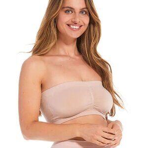 Seamless Body Hugging Bamboo Bandeau Bra